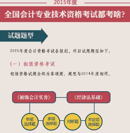 2015年高級(jí)會(huì)計(jì)師考試試題題型
