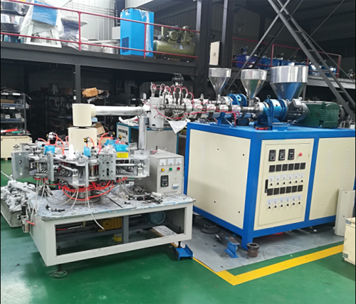 六模轉(zhuǎn)盤(pán)式高阻隔吹塑機(jī)