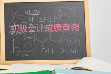 2018年初級會計職稱考試成績查詢流程是什么？