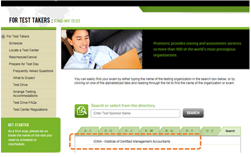 更改或取消CMA考試預約步驟2