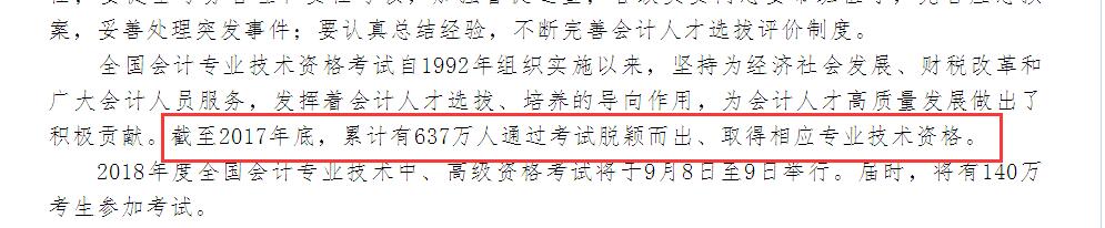 初級會計職稱考試人數(shù)