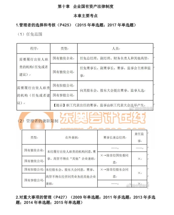 cpa經(jīng)濟(jì)法第十章