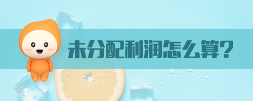 未分配利潤怎么算