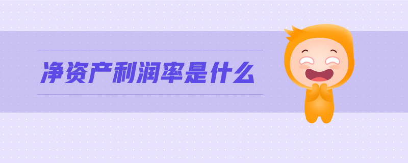 凈資產(chǎn)利潤率是什么 凈資產(chǎn)利潤率是什么