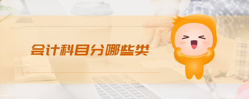 會計科目分哪些類