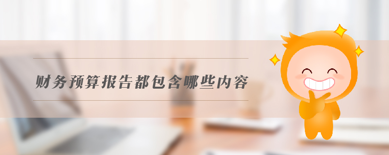 財務預算報告都包含哪些內容 財務預算報告都包含哪些內容