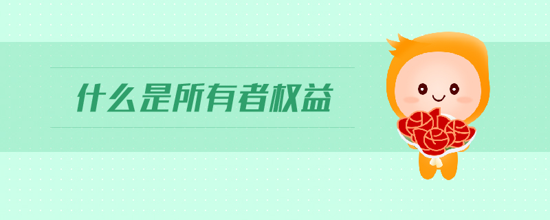 什么是所有者權(quán)益