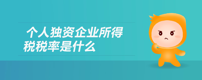 個人獨資企業(yè)所得稅稅率是什么