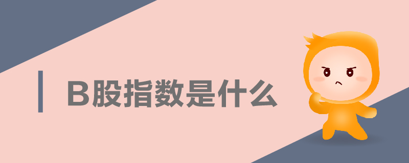B股指數(shù)是什么