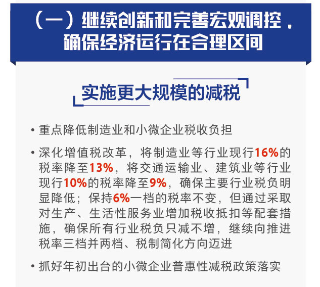 實施更大規(guī)模的減稅