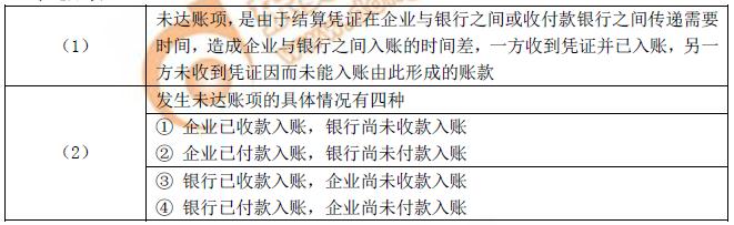 初級(jí)會(huì)計(jì)未達(dá)賬項(xiàng)