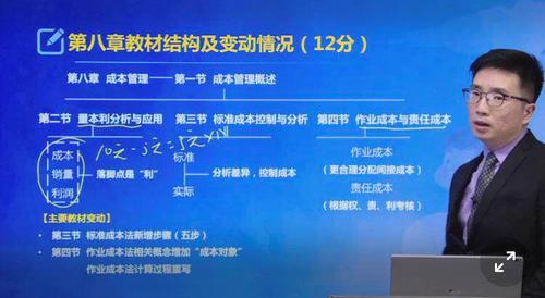 第八章成本管理概述教材變動(dòng)情況