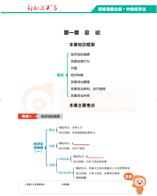 中級會計東奧輔導書《輕松過關5》經(jīng)濟法試讀