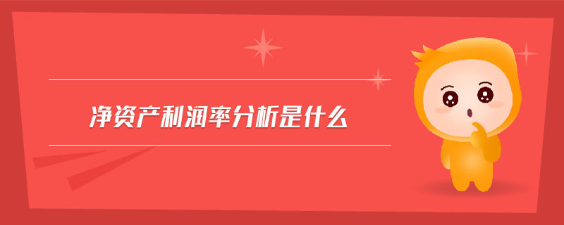 凈資產(chǎn)利潤率分析是什么