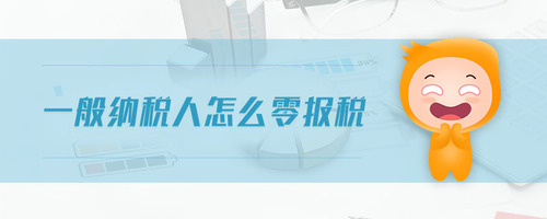 一般納稅人怎么零報(bào)稅