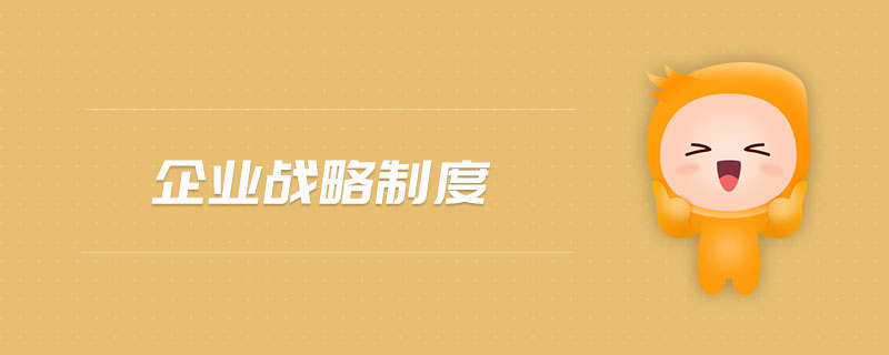 企業(yè)戰(zhàn)略制度