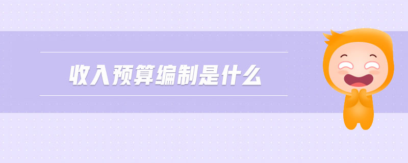 收入預(yù)算編制是什么
