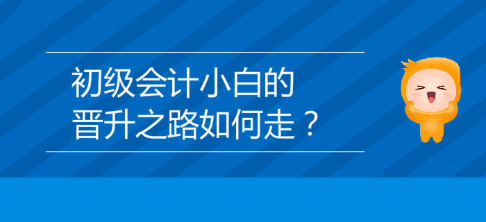 初級會計小白的晉升之路如何走？