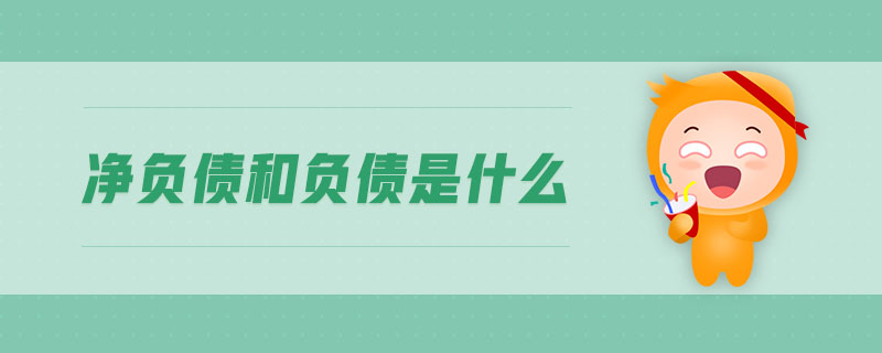 凈負(fù)債和負(fù)債是什么