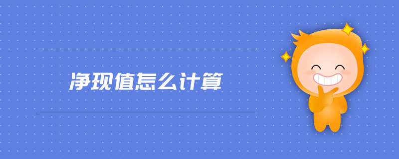 凈現(xiàn)值怎么計算