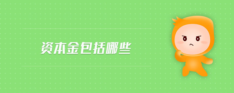 資本金包括哪些 資本金包括哪些