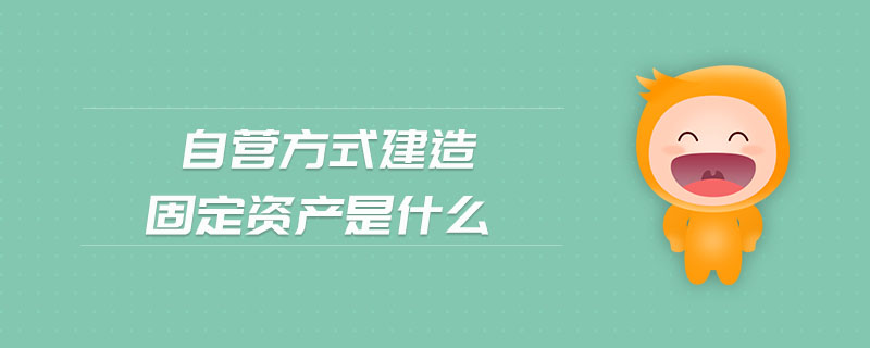 自營(yíng)方式建造固定資產(chǎn)是什么