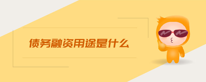 債務融資用途是什么