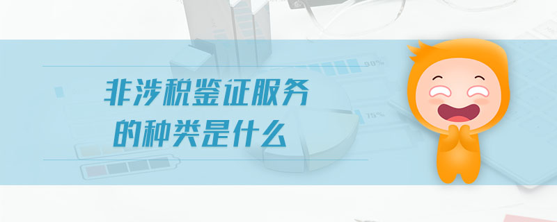 非涉稅鑒證服務(wù)的種類是什么