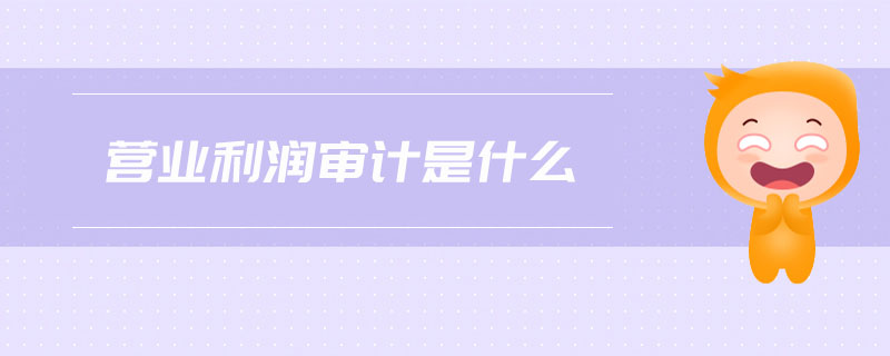 營(yíng)業(yè)利潤(rùn)審計(jì)是什么