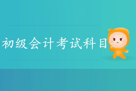 初級(jí)會(huì)計(jì)考試科目有電算化嗎？