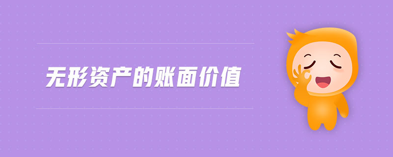 無形資產(chǎn)的賬面價值 無形資產(chǎn)的賬面價值