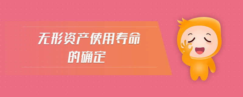無形資產(chǎn)使用壽命的確定
