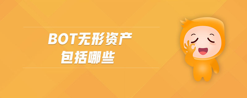 bot無形資產(chǎn)包括哪些
