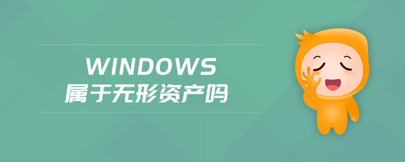 windows屬于無形資產(chǎn)嗎