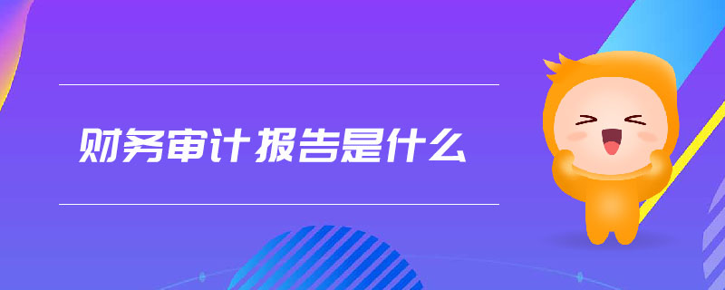財(cái)務(wù)審計(jì)報(bào)告是什么 財(cái)務(wù)審計(jì)報(bào)告是什么