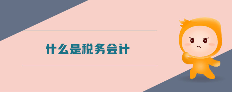 什么是稅務會計 什么是稅務會計