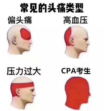 CPA考生頭疼