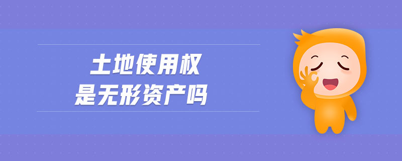 土地使用權(quán)是無形資產(chǎn)嗎