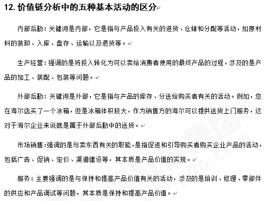 戰(zhàn)略知識點答疑