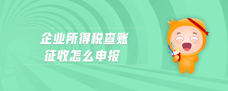 企業(yè)所得稅查賬征收怎么申報