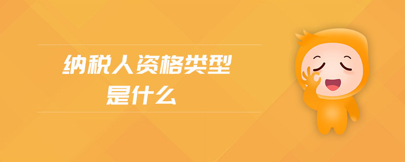 納稅人資格類(lèi)型是什么