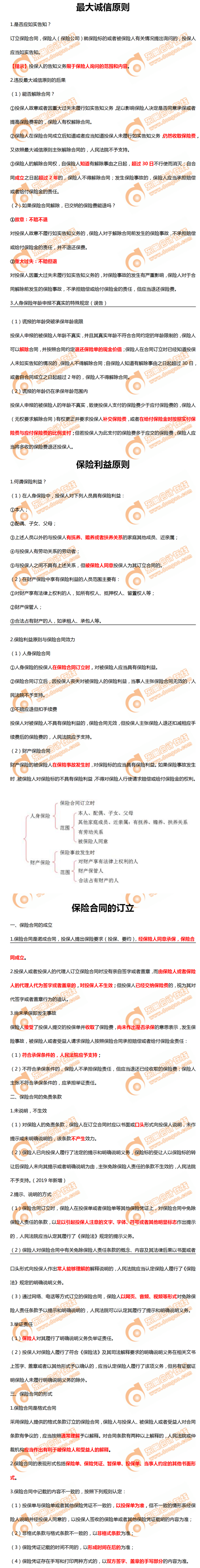 最大誠信原則等考點(diǎn) 最大誠信原則等考點(diǎn)