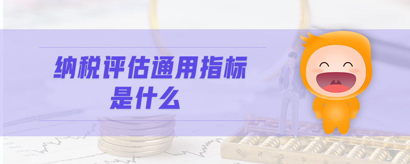 納稅評估通用指標(biāo)是什么 納稅評估通用指標(biāo)是什么