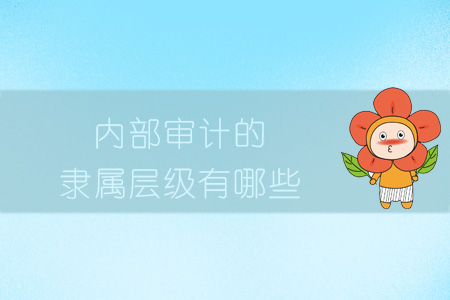 內(nèi)部審計的隸屬層級有哪些？