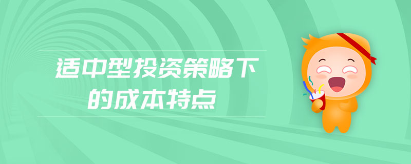適中型投資策略下的成本特點(diǎn) 適中型投資策略下的成本特點(diǎn)