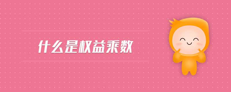 什么是權益乘數(shù)