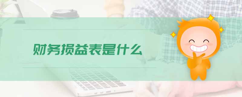 財務(wù)損益表是什么