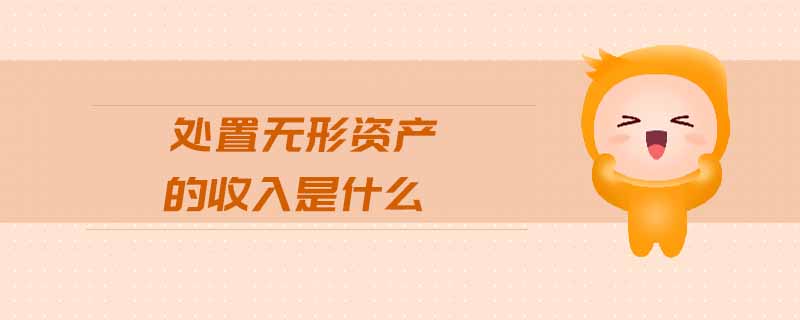處置無(wú)形資產(chǎn)的收入是什么