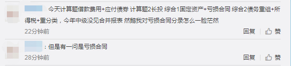 中級會計實務考點