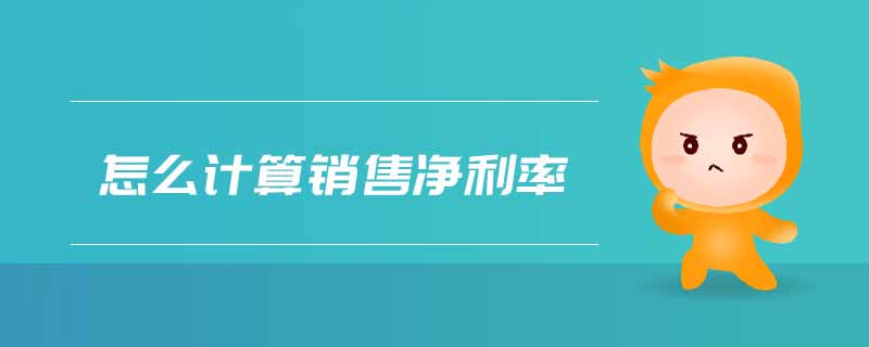 怎么計(jì)算銷售凈利率